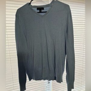 Men's V-Neck Sweater - light blue